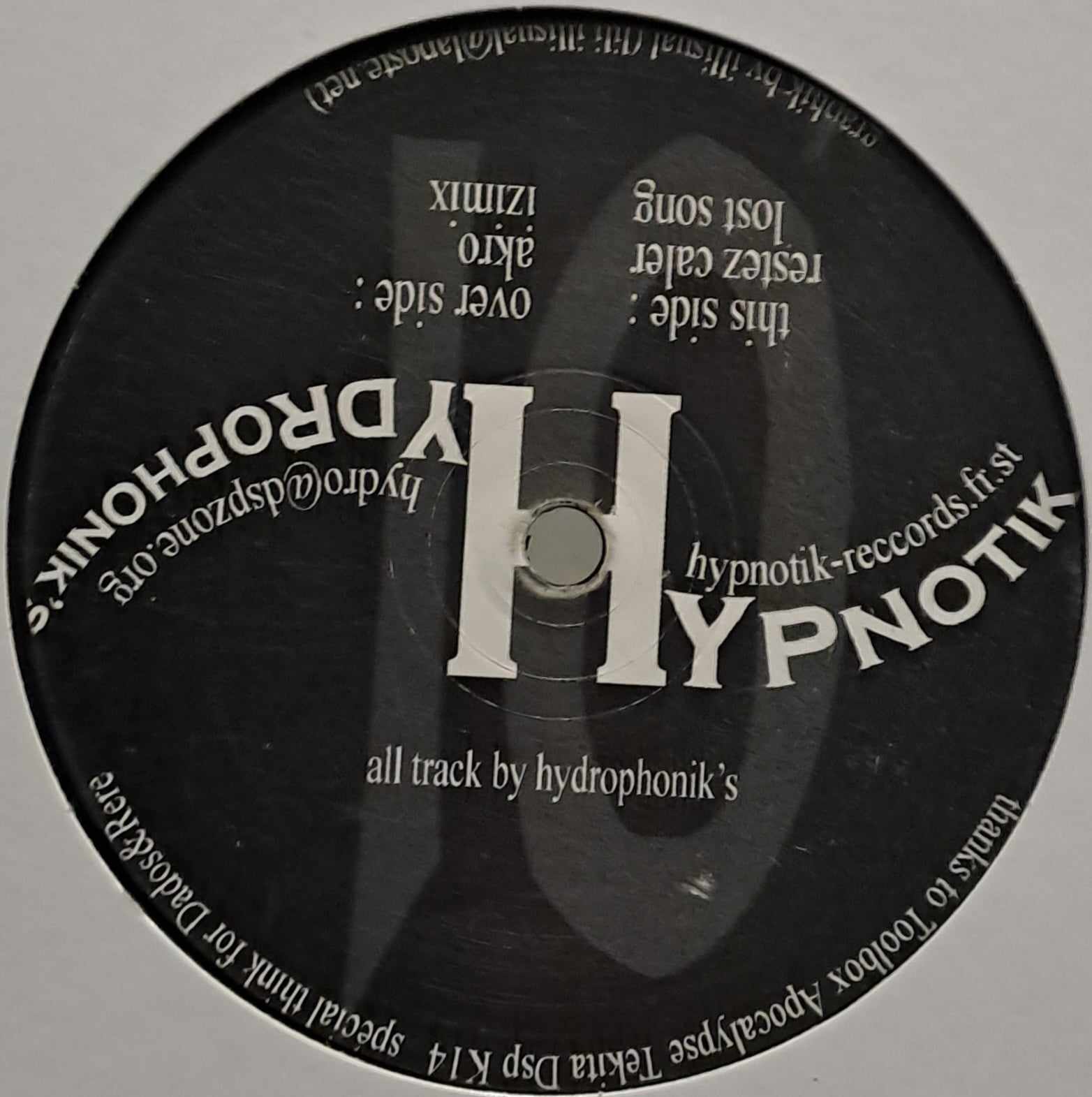 Hypnotik 01 - vinyle freetekno